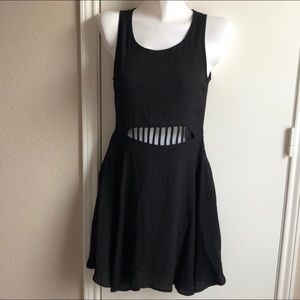 NWT Intu Black Small Cut Out Little Black Dress
